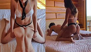 Post-Orgasm Bliss with Intense Body Shaking in Homemade Clip