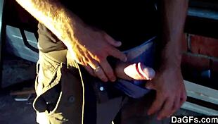 girlfriend boldly teases boyfriend in bikini flashing