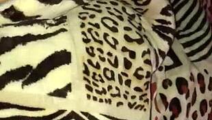 Pretty girl masturbates monster cock