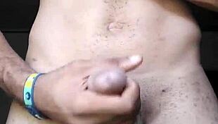 Light skinned nigerian guy with big dick wanks and humps