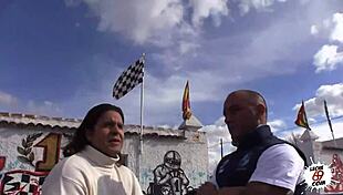 Oh no, DinIO lost the bet, so his girlfriend is now a prostitute in this hardcore scene