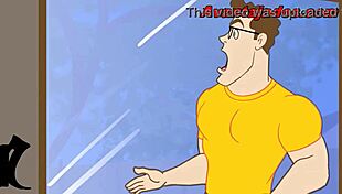 Intriguing Gay Encounter Between The Black Man And The Gardener In Drawing