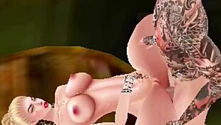 Surra de Buceta with Cowgirl Riding and Blowjob in 3D Hardcore