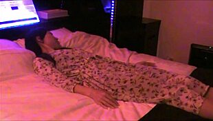 cute asian girl reaches uterine orgasm through training