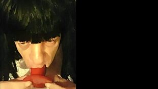 i need that dildo insertion in stockings