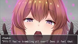 Femdom mistress dominates with intense handjob and blowjob in tower of alfimia part 1.