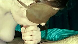 I Receive Emotional Blowjob from Chubby Hot Student Who Swallows My Cum