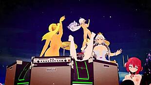 Erotic Dancing in MMD Engel