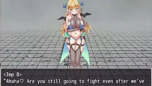 Femdom mistress dominates with intense handjob and blowjob in tower of alfimia part 1.