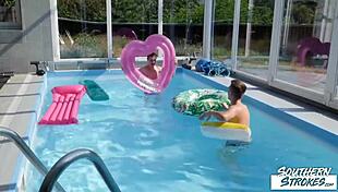 i'm tony milak gay twink barebackin corey law by the pool with big cocks