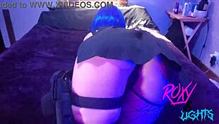 Cosplay egirl with big ass fucking in sextape