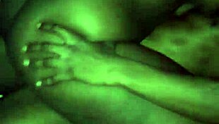 Chocolate girl takes big black cock in intense threesome action