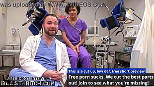 Student Jackie Banes Gets Busted and Blasted with Cum by Doctor Tampa