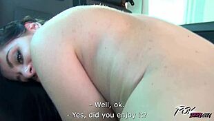 Cougar Brunette Sits On A Dripping Rod Deepthroat