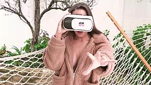 vr conk wild west sex with skinny waitress