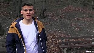 Czech Hunter 521 - Amateur Gay for Pay Euro Twink Takes Rough Anal