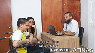 Sofia Larson in a threesome, big tits and monster cock action