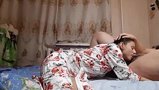 I got an erotic massage while she watched and masturbated