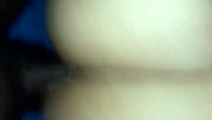 Latina takes on big black cock, monster size stretching her tight pussy in intense fucking session.