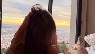 Girlfriend sucked in POV on first request