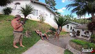 amaya takayo's anal scene with tattooed guys behind cameras? watch the big ass action