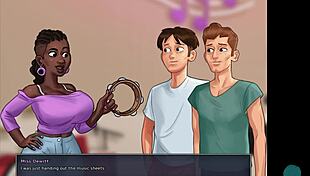 summertime saga 53 • the neighbours tits are amazing 😘