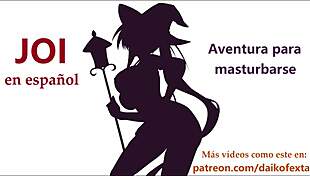 joi roleplay with spanish voice, sexy witch wants your attention