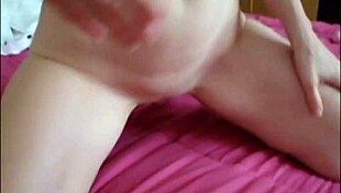 Freya feels intense pleasure masturbating with dildo.