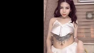 Vietnamese babe dances then gets fucked by guys.