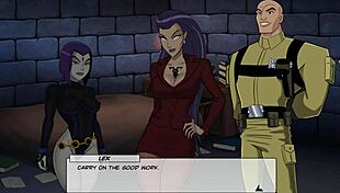 This DC comics hentai features assfucking and doggystyle scenes