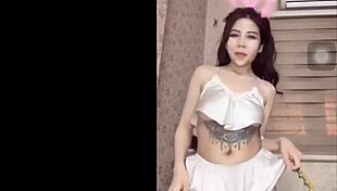 Vietnamese babe dances then gets fucked by guys.