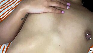 Two lesbians dive into each other's pussies, licking and sucking close up