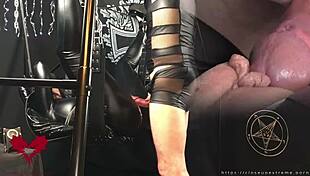 Gothic Mistress Fucked on Sex Swing