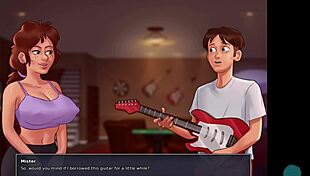 summertime saga 53 • the neighbours tits are amazing 😘