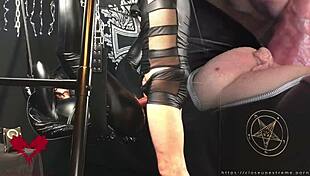 Gothic Mistress Fucked on Sex Swing