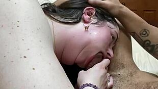 Ella indulges in naughty oral pleasures