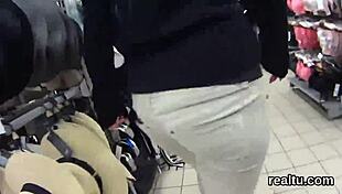 Luscious Czech chick teased in hypermarket and nailed in POV 😏