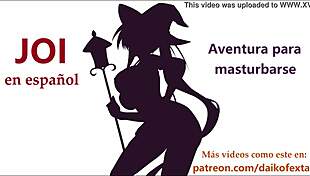 joi roleplay with spanish voice, sexy witch wants your attention