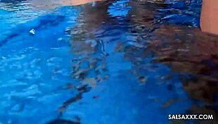 Ever tried fucking underwater with a hot Latina by the pool? It's unreal!