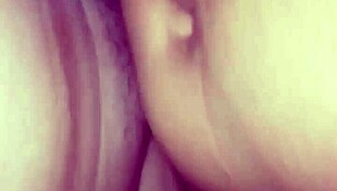 Black guy cums on belly