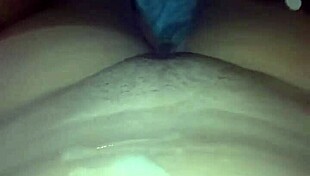 Black guy cums on belly