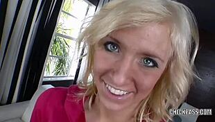 a german solo girl explores softcore toys and dildos in a casual ride