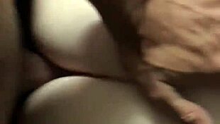 hot blonde in doggystyle, bent over for big monster cock