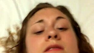 Young tattooed girl tight pussy pov cock