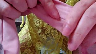 why did i take off my dirty panties with lace in my ass?