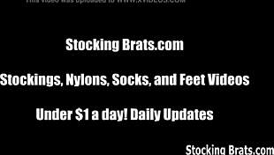 Are we turning you on in our stockings?