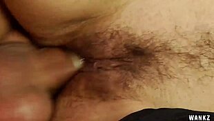 i watch gutlina, the brunette milf slut, get her brains fucked out roughly with a creampie