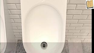 Shauna the brunette teacher relaxes with big ass in college hentai cartoon