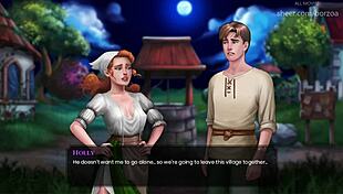 Wal 25 Hentai Blonde Swallows Cum into Mouth