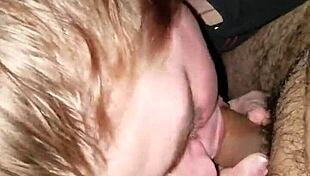 Boldly, the coworker's girlfriend sucks me off in a cheating blowjob at work. Her friend watches intently